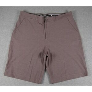 Johnnie-O Wyatt Prep Performance Shorts Mens 38 Steel Grey Golf Chino Stretch